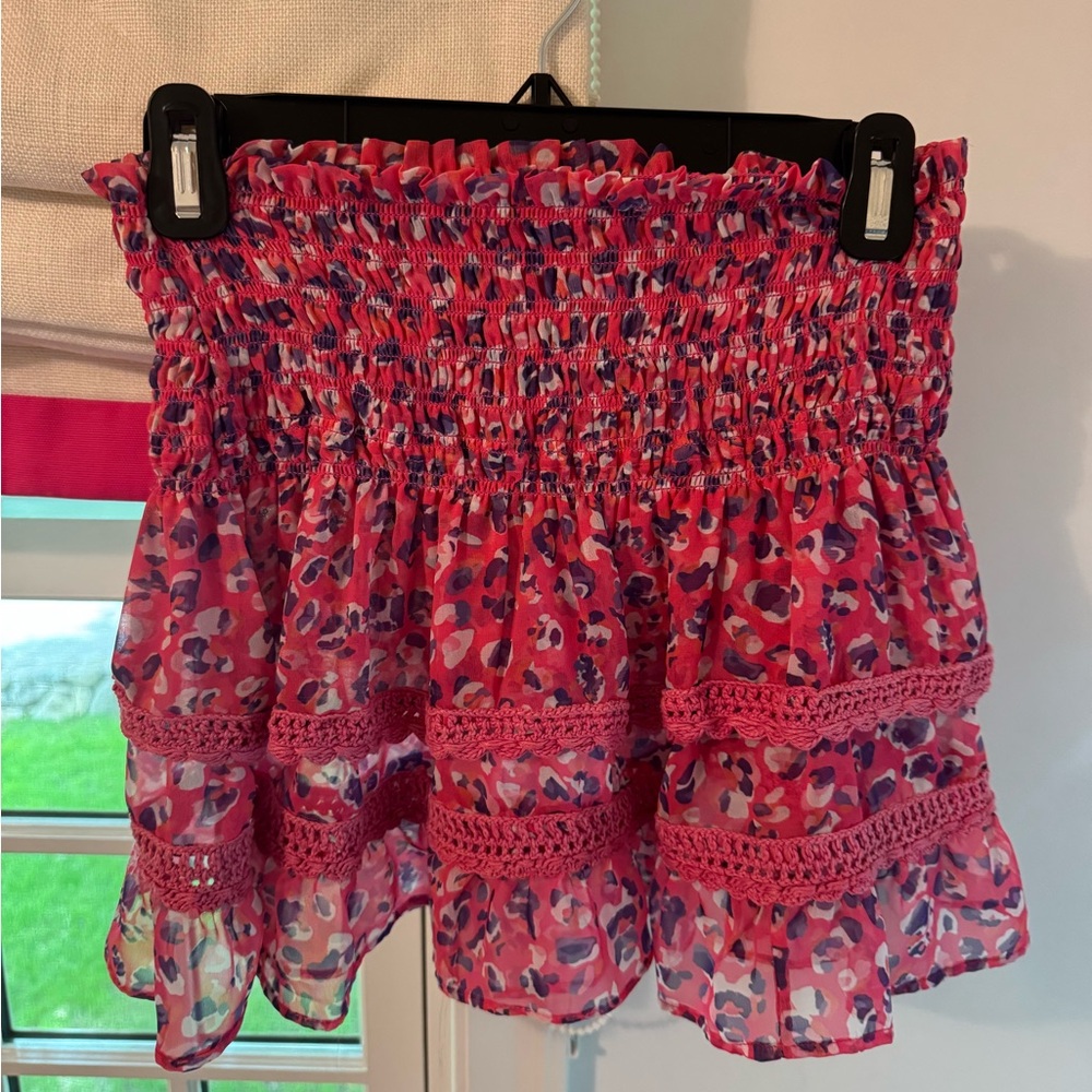 Ramy Brook Leopard Print Skirt